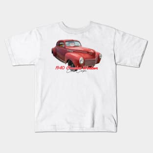 1940 Chrysler Windsor Club Coupe Kids T-Shirt